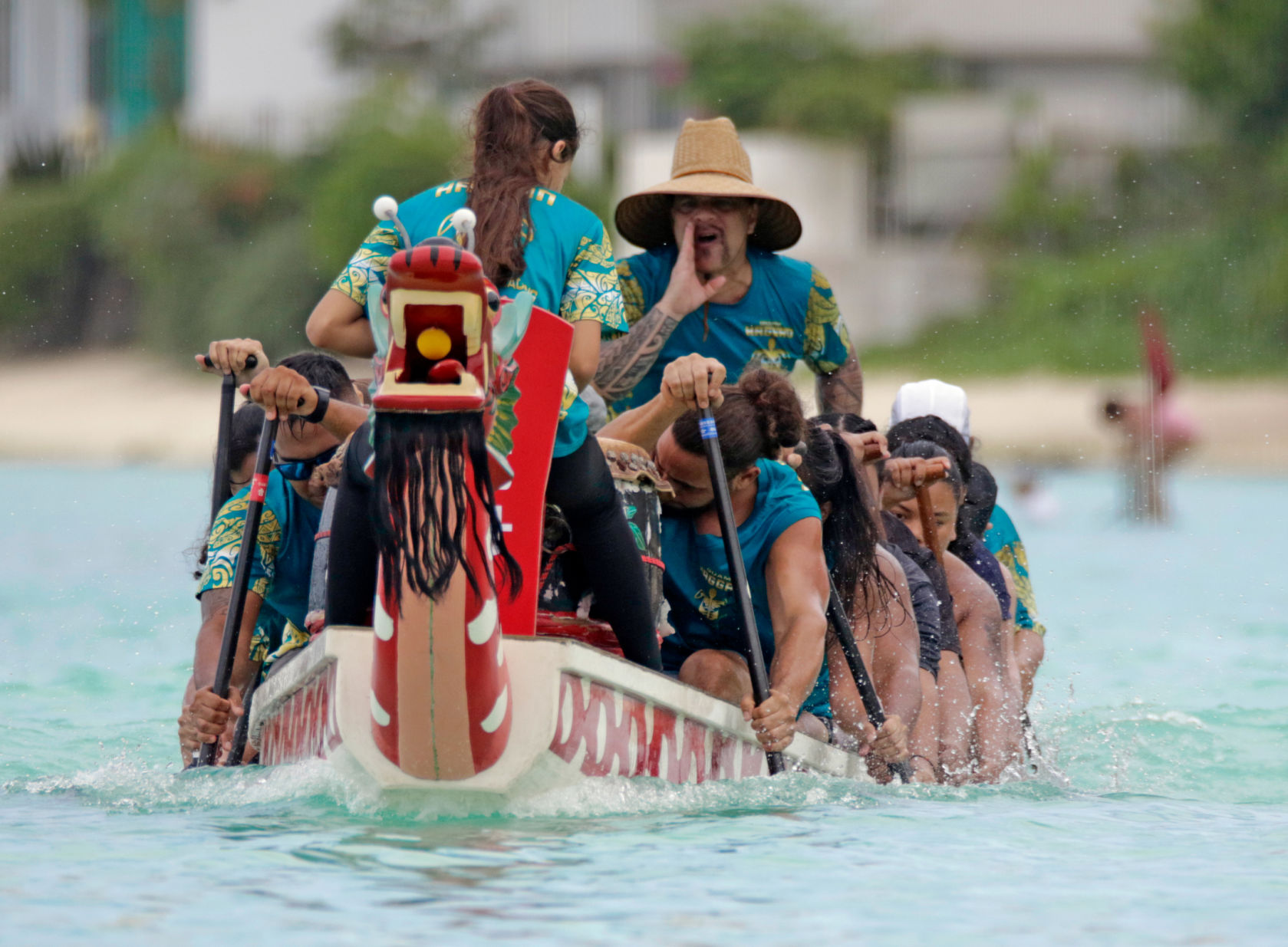 Guam in Photos 2019 - November - Paddlers tackle Tumon waters